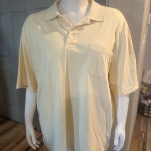George Men's Light Yellow Polo Shirt